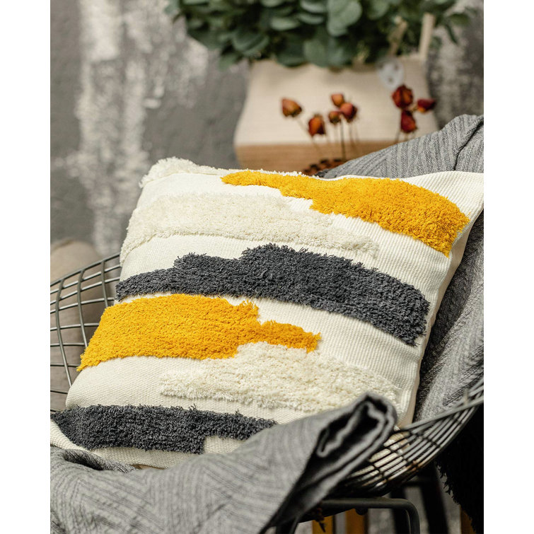 neutral throw pillow set