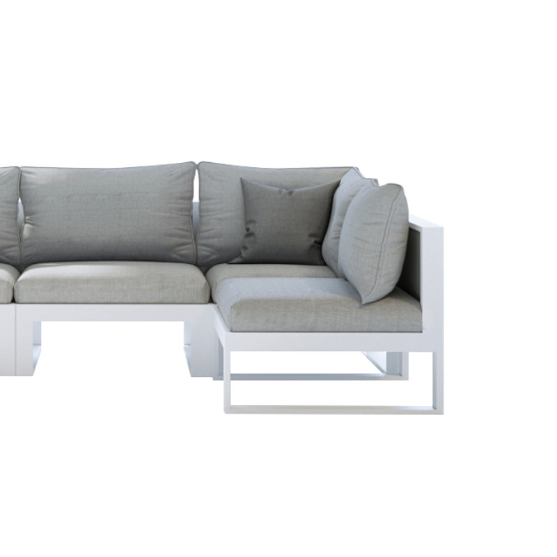 Brayden Studio Dennison Medium Outdoor Sectional Sofa With Cushion Brayden Studio Dennison Medium Outdoor Sectional Sofa With Cushion Reviews Wayfair