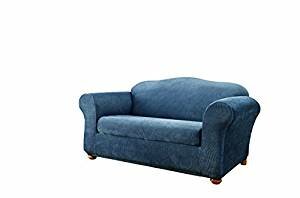 Stretch Stripe Box Cushion Sofa Slipcover By Sure Fit