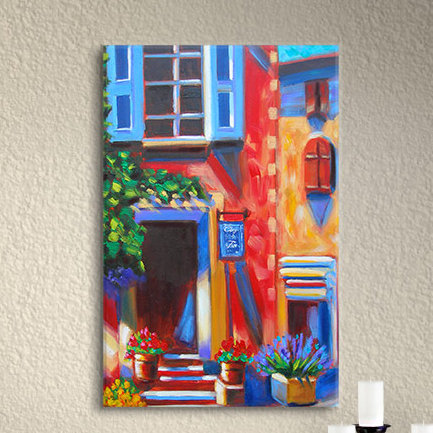 Artwall Cafe Tino By Susi Franco Painting Print On Wrapped