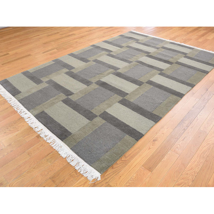 Isabelline One Of A Kind Beverly Closeout Hand Knotted 6 X 8 10 Wool Brown Area Rug Wayfair Beverly Closeout Hand Knotted