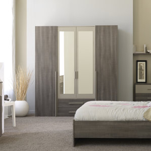 Jakes 4 Door Wardrobe Armoire by Brayden Studio