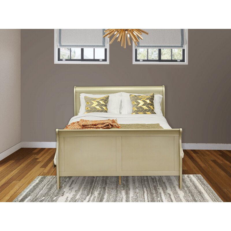 Lark Manor Axel Solid Wood Bed & Reviews 