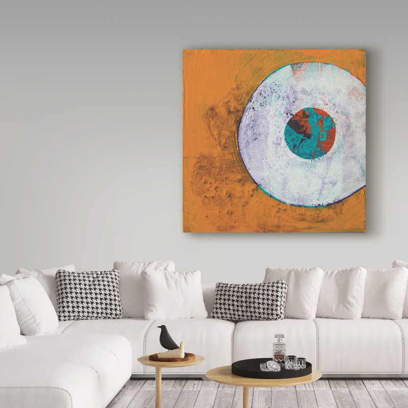 Trademark Art Abstract Eye Acrylic Painting Print On Wrapped