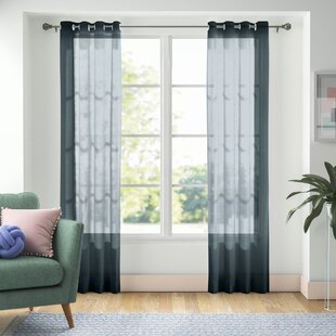 25-in Wide by 40-in Long, Black, 1 Pc NICETOWN French Door Curtain for Window Black Short Functional Sunlight Blocking Sidelight Curtain Panels