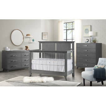 Evolur Aurora Convertible Standard 3 Piece Nursery Furniture Set