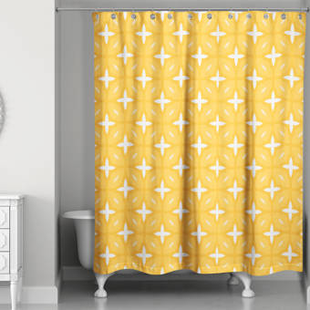 House Of Hampton Ketcham Chevron Single Shower Curtain Wayfair