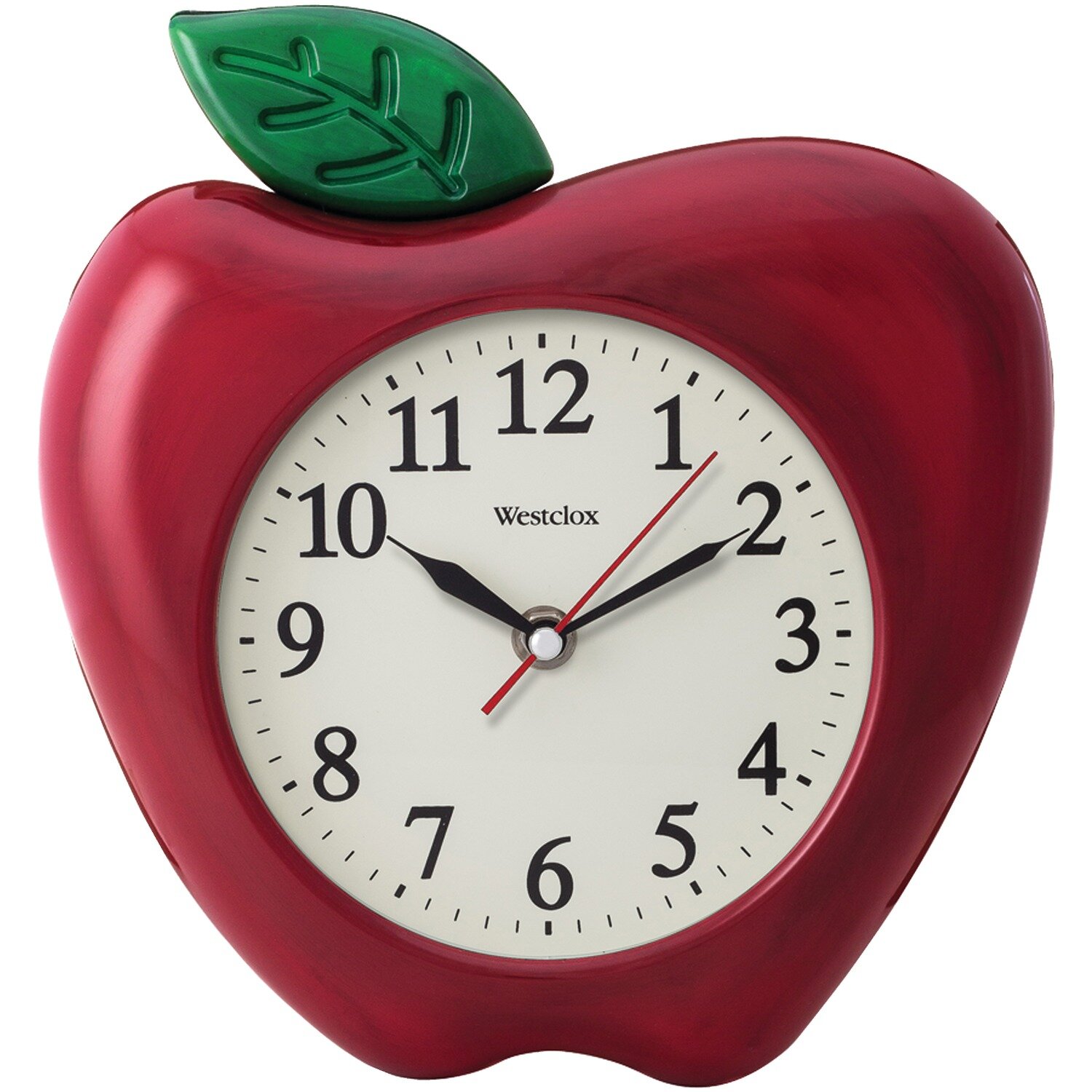 Winston Porter Aragam 3d Red Apple Wall Clock Reviews Wayfair