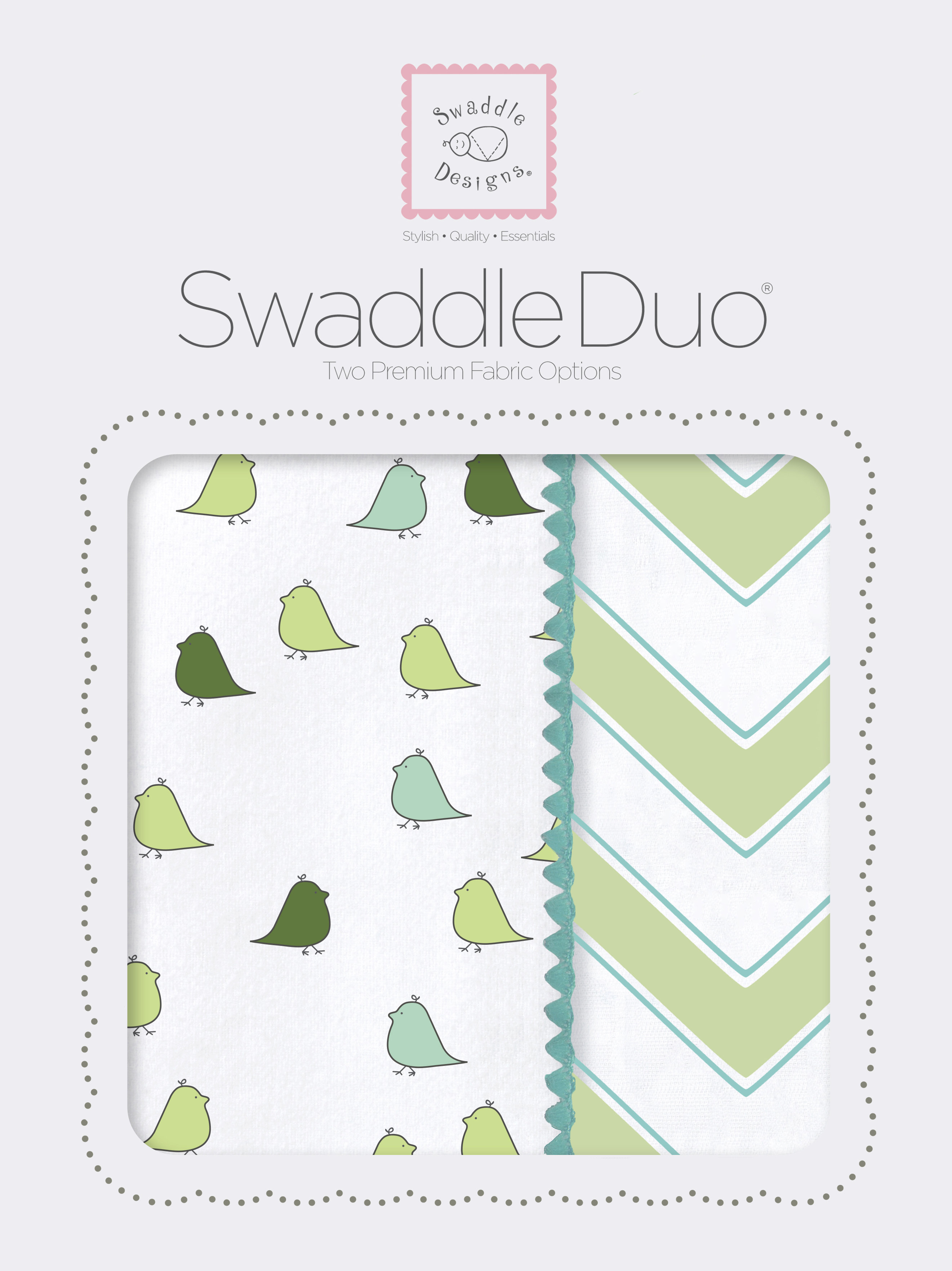 green swaddle