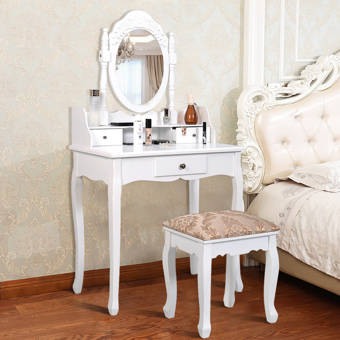 Merax Vanity Set With Mirror Reviews Wayfair
