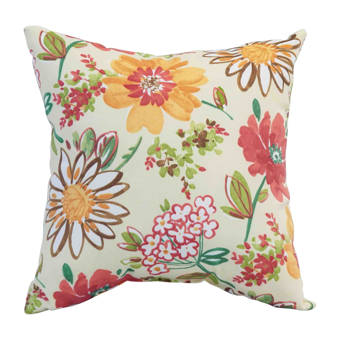 Winston Porter Abra Floral Lumbar Pillow Wayfair