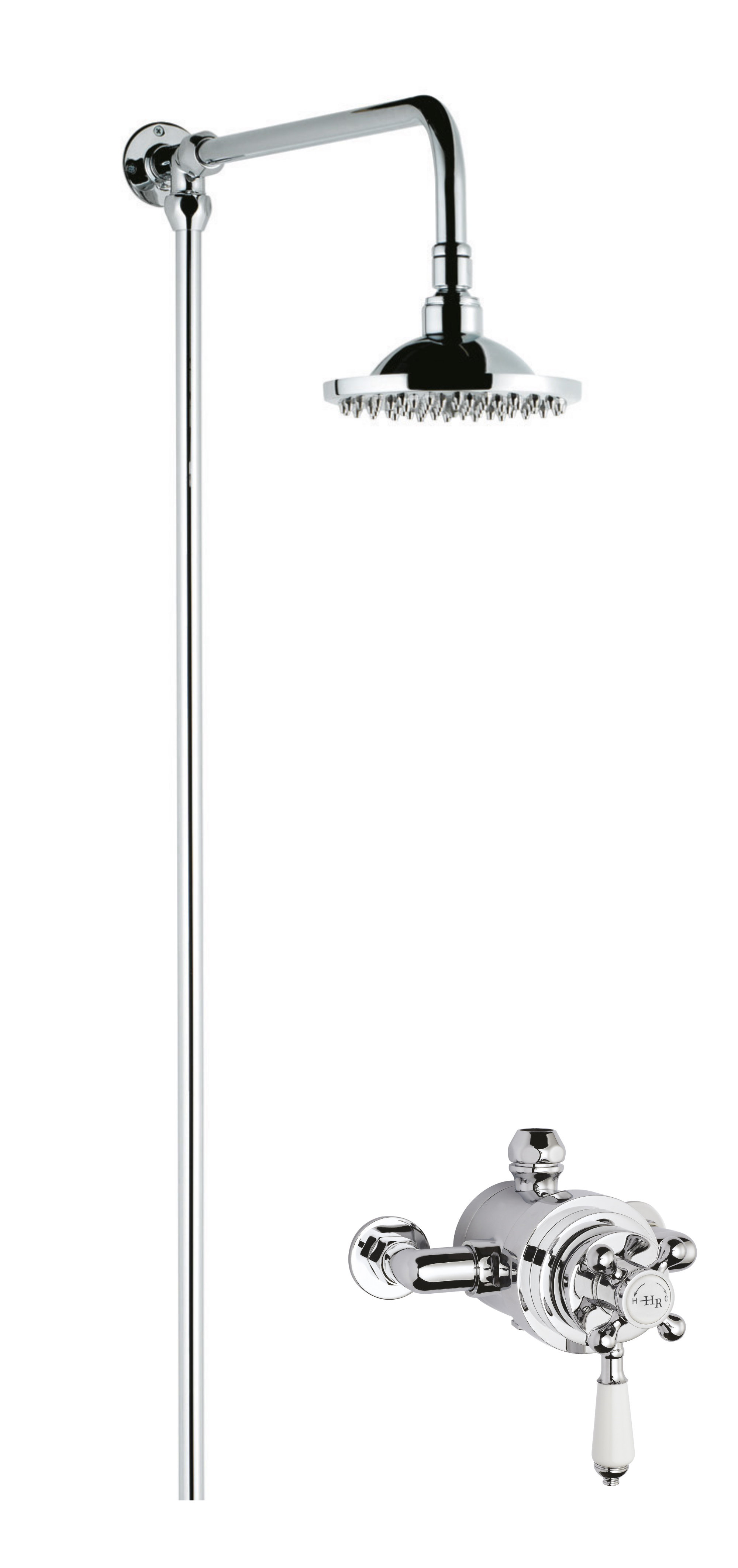 Hudson Reed Mixer Shower with Fixed Shower Head Wayfair.co.uk