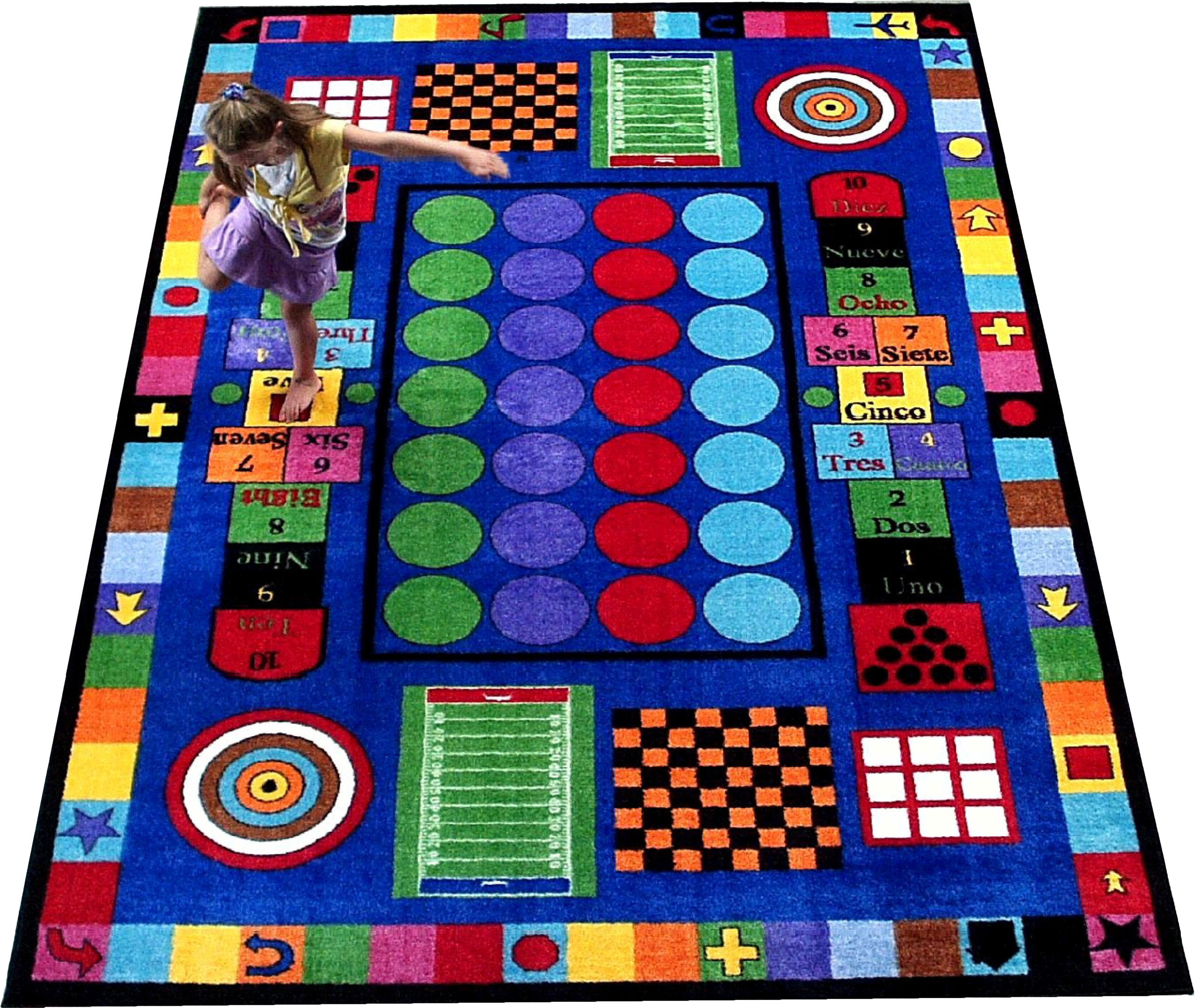 Kids World Game Time Area Rug & Reviews Wayfair