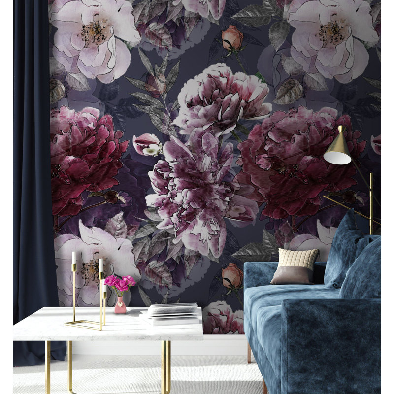 House Of Hampton Ammerman Vintage Lilac Rose And Hydrangea Floral
