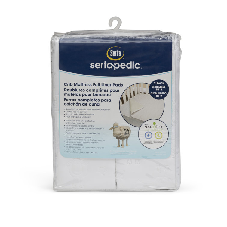 serta crib mattress protector