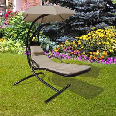 Island Umbrella Retreat Hanging Lounge Chair With Cushion Reviews Retreat Hanging Lounge Chair With Cushion