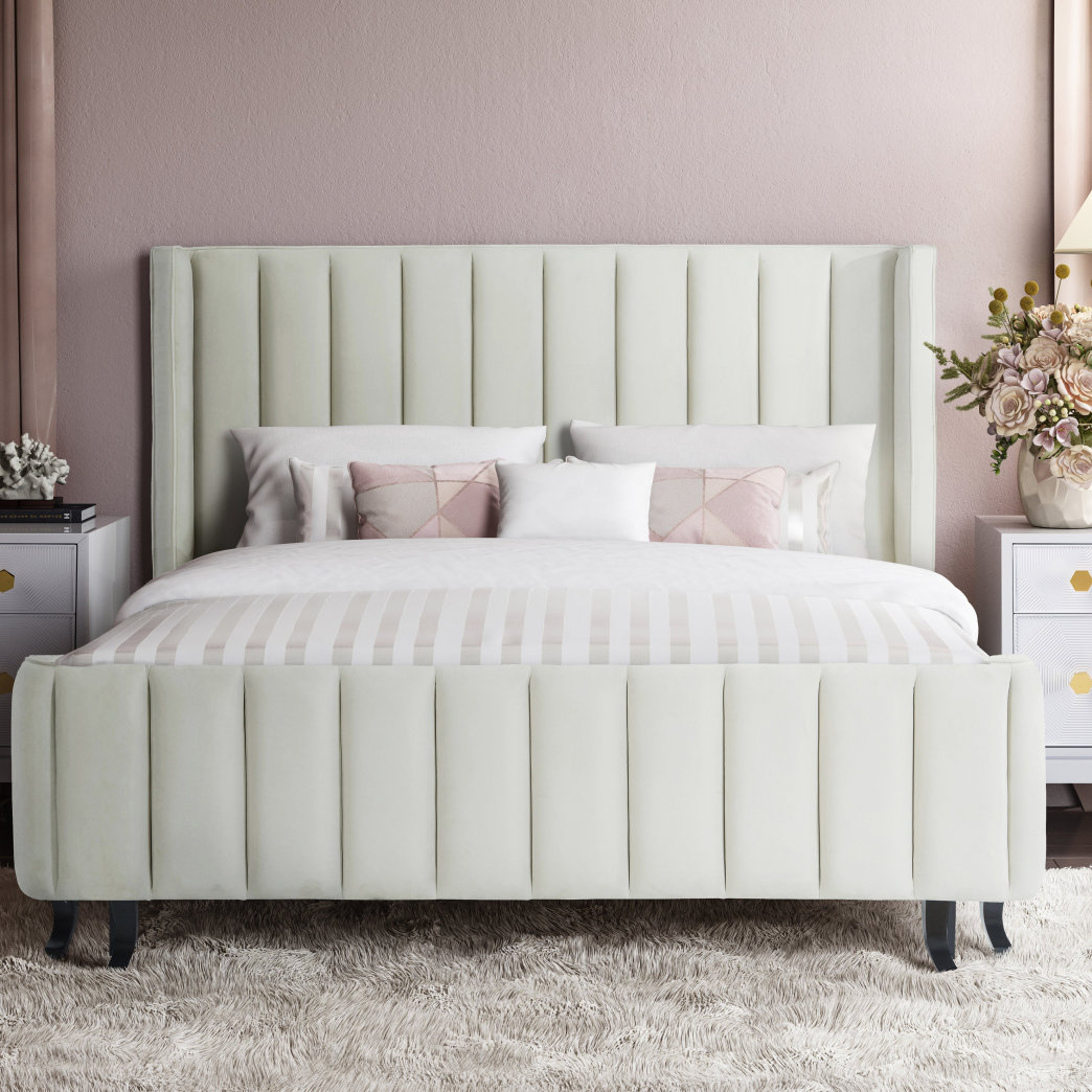 Orren Ellis Meisha King Upholstered Platform Bed Wayfair Recently Viewed