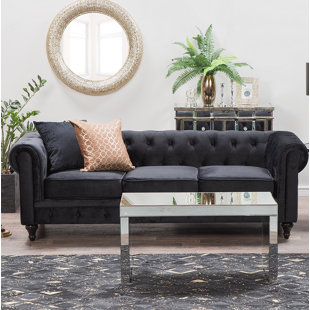Bosley 3 Seater Chesterfield Sofa by House of Hampton Savings