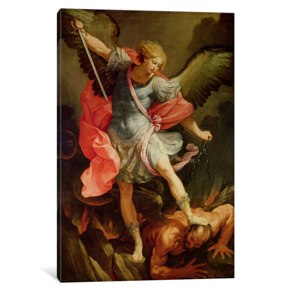 East Urban Home The Archangel Michael Defeating Satan By Guido