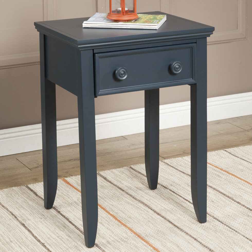 Beachcrest Home Baileyville 1 Wood Drawer Nightstand Reviews Wayfair