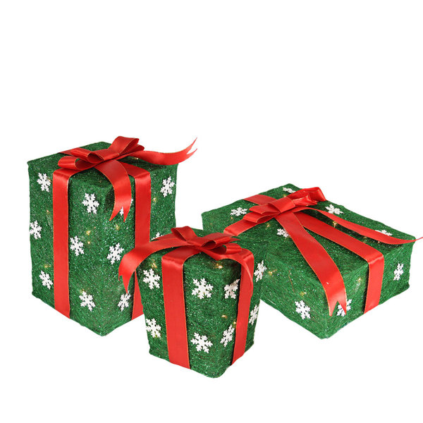 Lighted Christmas Gift Boxes