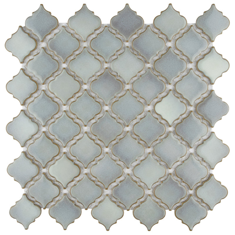 Elitetile Pharsalia 2 X 25 Porcelain Mosaic Tile In Gray Wayfair Pharsalia 2 X 25 Porcelain Mosaic Tile
