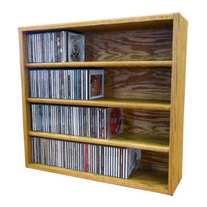 Multimedia Storage Rack by Wood Shed