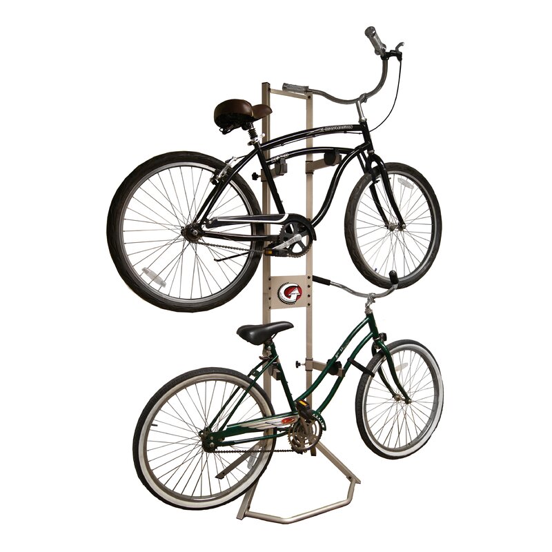 wayfair basics 2 bike freestanding bike rack wayfair basics