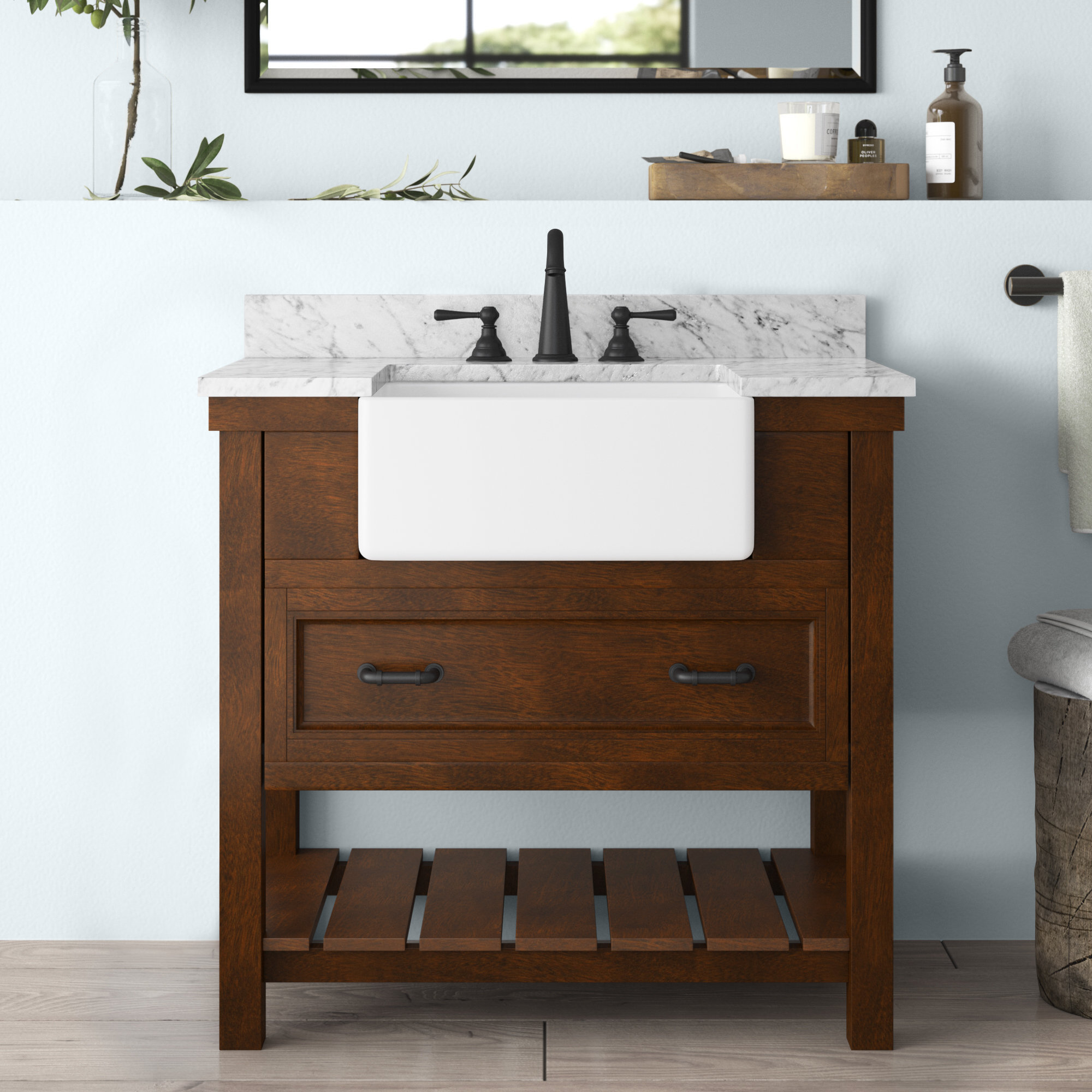 Loon Peak Jamerson 37 Single Bathroom Vanity Set Wayfair