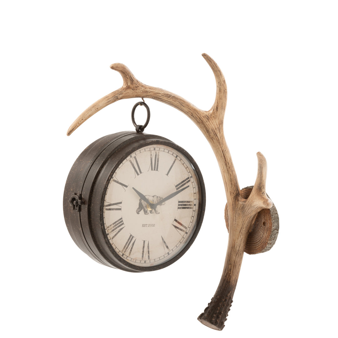 Union Rustic Analoge Wanduhr Dichiera Geräuschlos