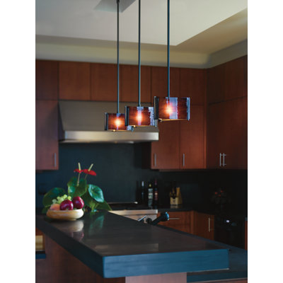 Exos Delta 1 Light Geometric Pendant Hubbardton Forge Glass Amber