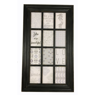 Rustic Window Picture Frame Wayfair Natosha 12 Opening 4 X 6 Window Collage Picture Frame