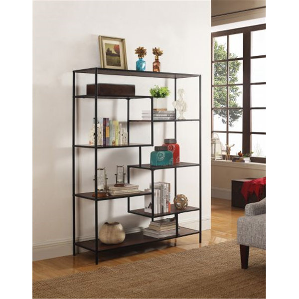 Brayden Studio® Richert Metal Etagere Bookcase & Reviews | Wayfair Richert Metal Etagere Bookcase