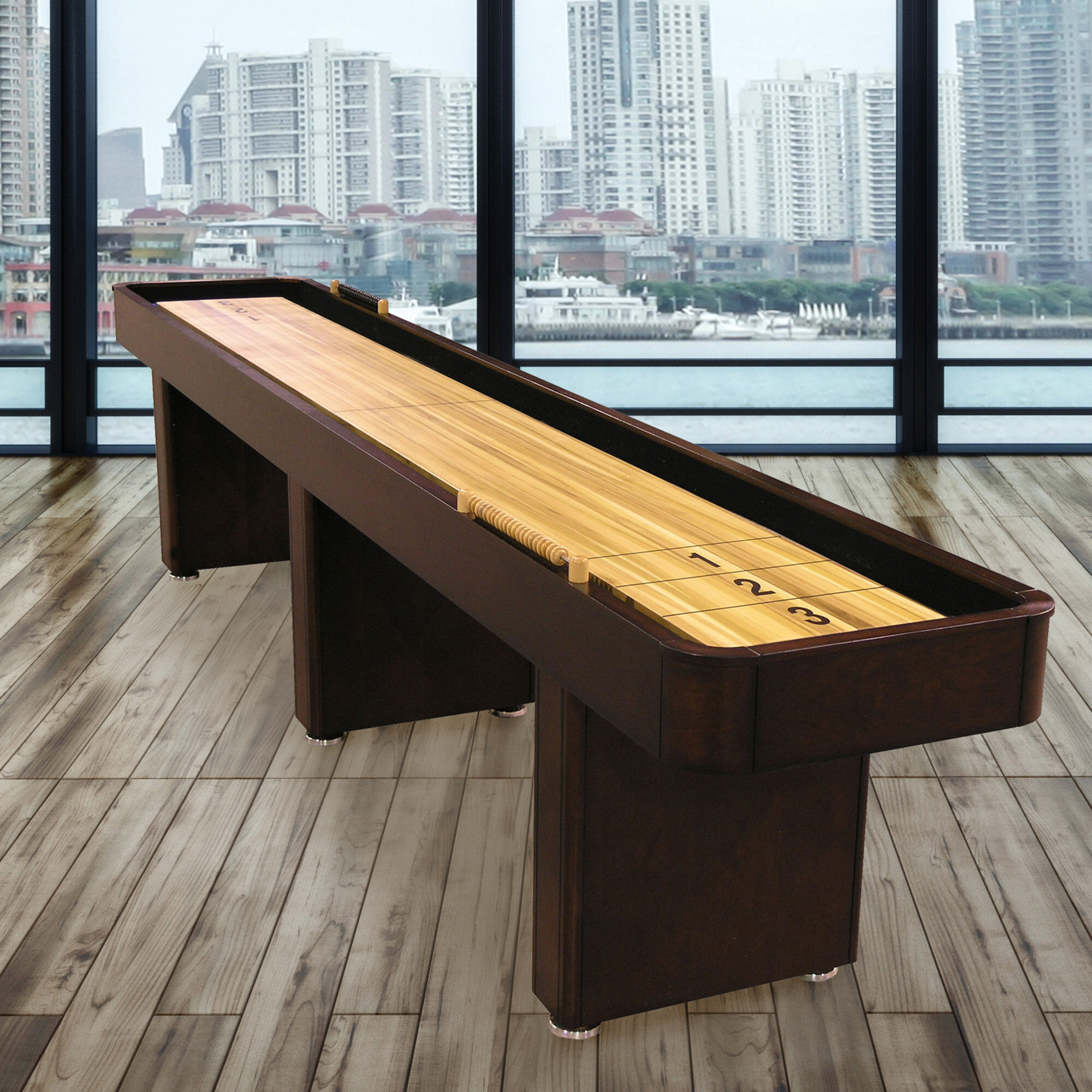 The Level Best 12' Shuffleboard Table & Reviews | Wayfair