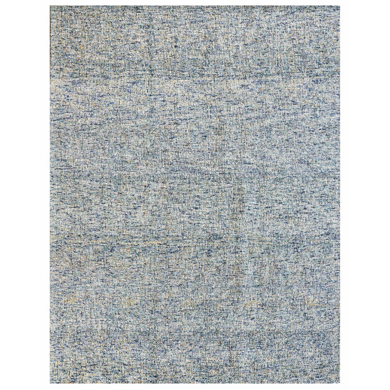 Texture Wool Hand-Woven Blue/Ivory Area Rug