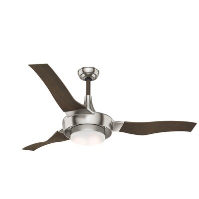 64 Perseus 3 Blade Led Ceiling Fan With Remote Light Kit Included