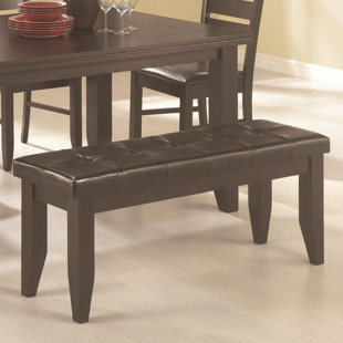 Go to store & view more images Red Barrel Studio Sirois Comfy Dining Leather Bench