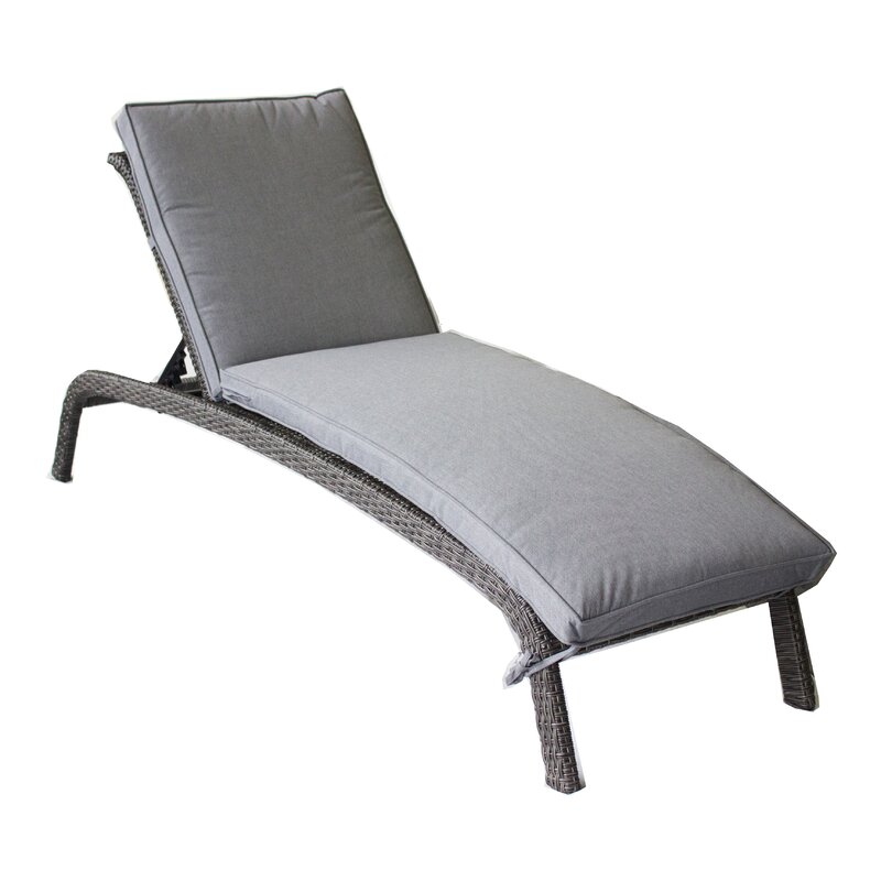 chaya reclining sun lounger with cushion