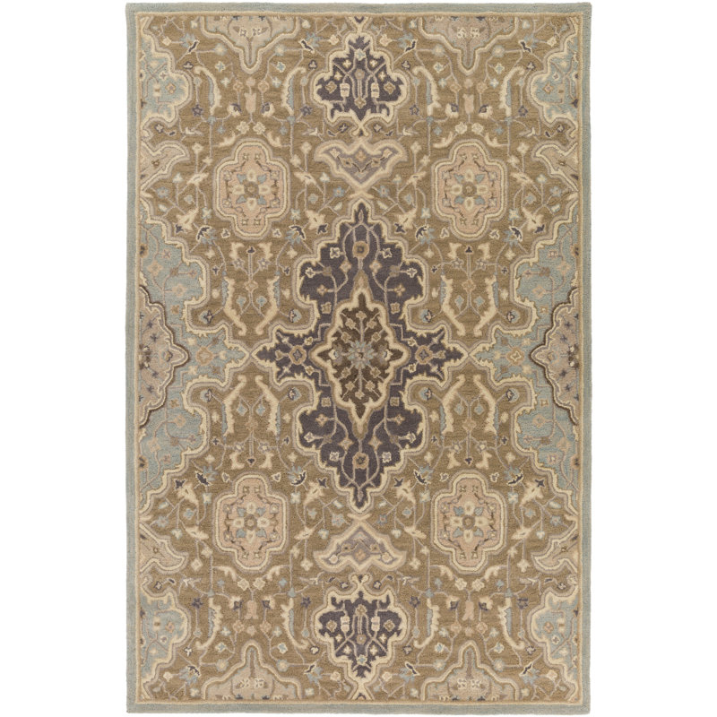 Charlton Home Ivan Hand Tufted Wool Taupe Medium Gray Area Rug Wayfair