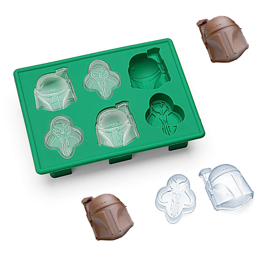 1 2 Star Wars Ice Cube Trays & Star Wars C-3PO Metal Can Cooler 