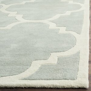 Wilkin Hand-Tufted Wool Gray/Ivory Area Rug