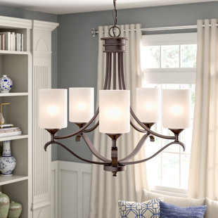 Go to store & view more images Suki 5-Light Shaded Chandelier by Andover Mills