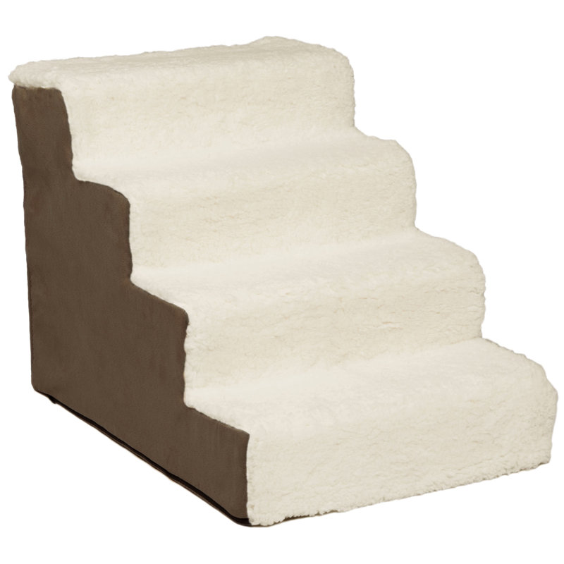 4 step foam pet stairs