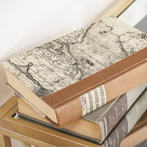 Script Title Design Cream Paper Decorative Book
