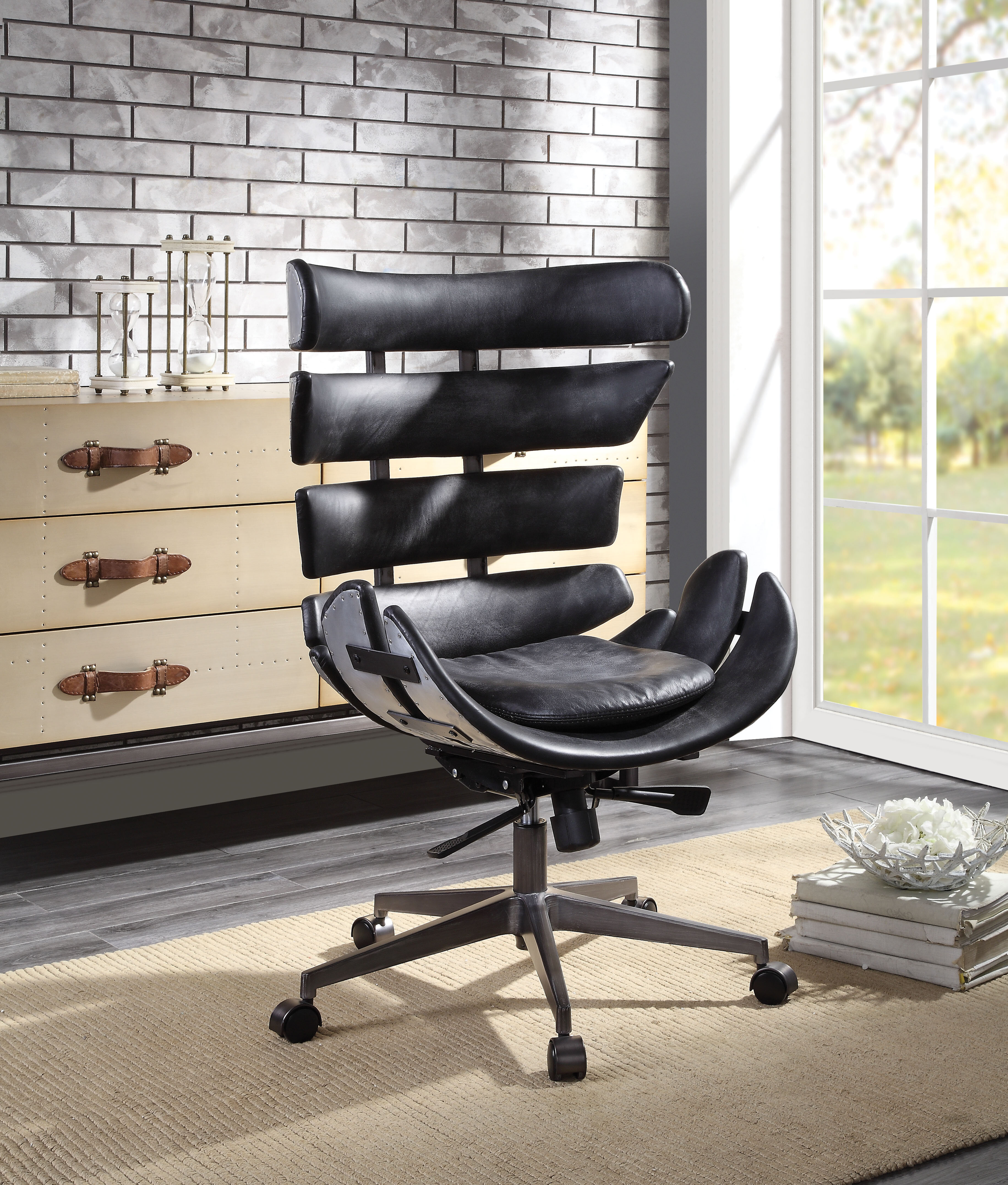 top grain office chair