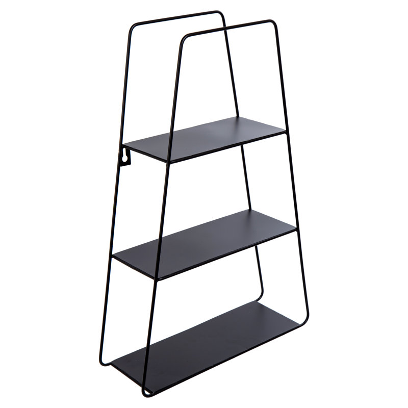 Ivy Bronx Leachville Decorative Trapezoid Metal Wall Shelf Wayfair