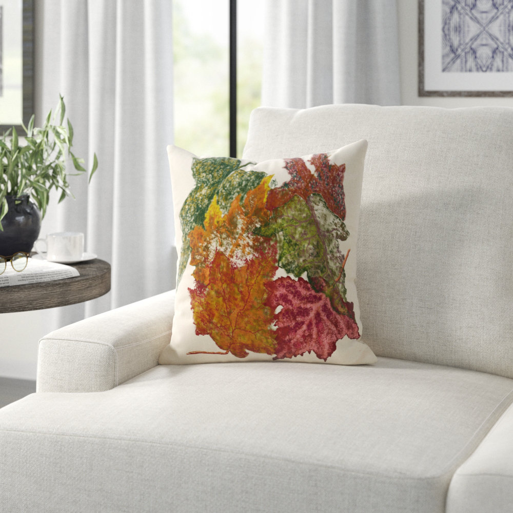 Three Posts Byrnedale Autumn Outdoor Throw Pillow Reviews Wayfair Byrnedale Autumn Outdoor Throw Pillow