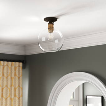 élan Cumulus 1 Light 8 Unique Statement Geometric Semi Flush Mount Wayfair