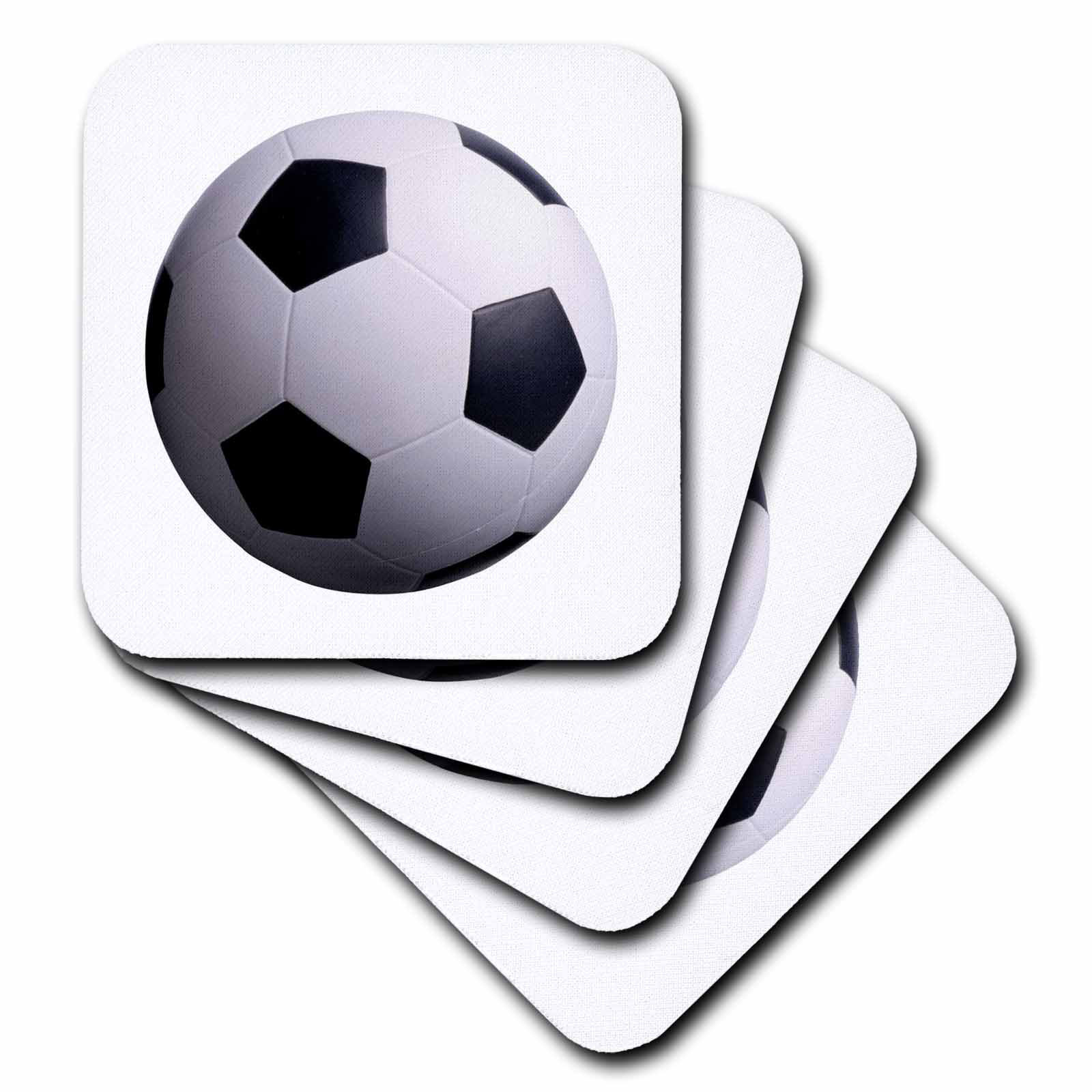 3drose Ceramic Tile Coasters Soccer Ball Set Of 4 Cst 3189 3 Wayfair