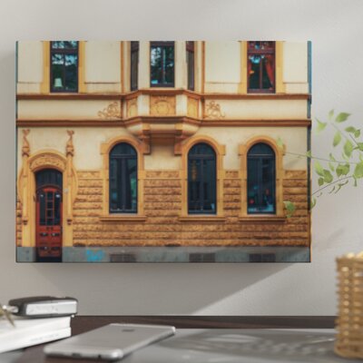 'Facade' Photographic Print on Wrapped Canvas East Urban Home Size: 30